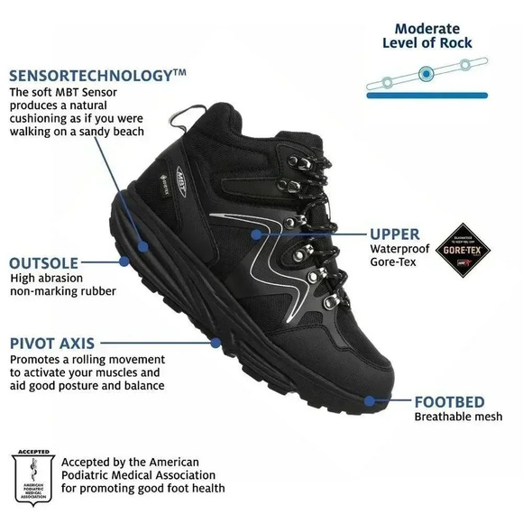 NWT MBT Akua 6S GTX Hiking Shoe - Picture 10 of 11